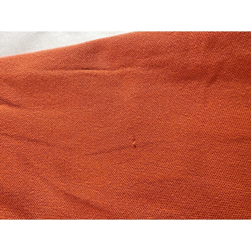 Ralph Lauren Chaps Polo Shirt Adult Extra Extra Large Orange Spellout Line Mens - Picture 10 of 10